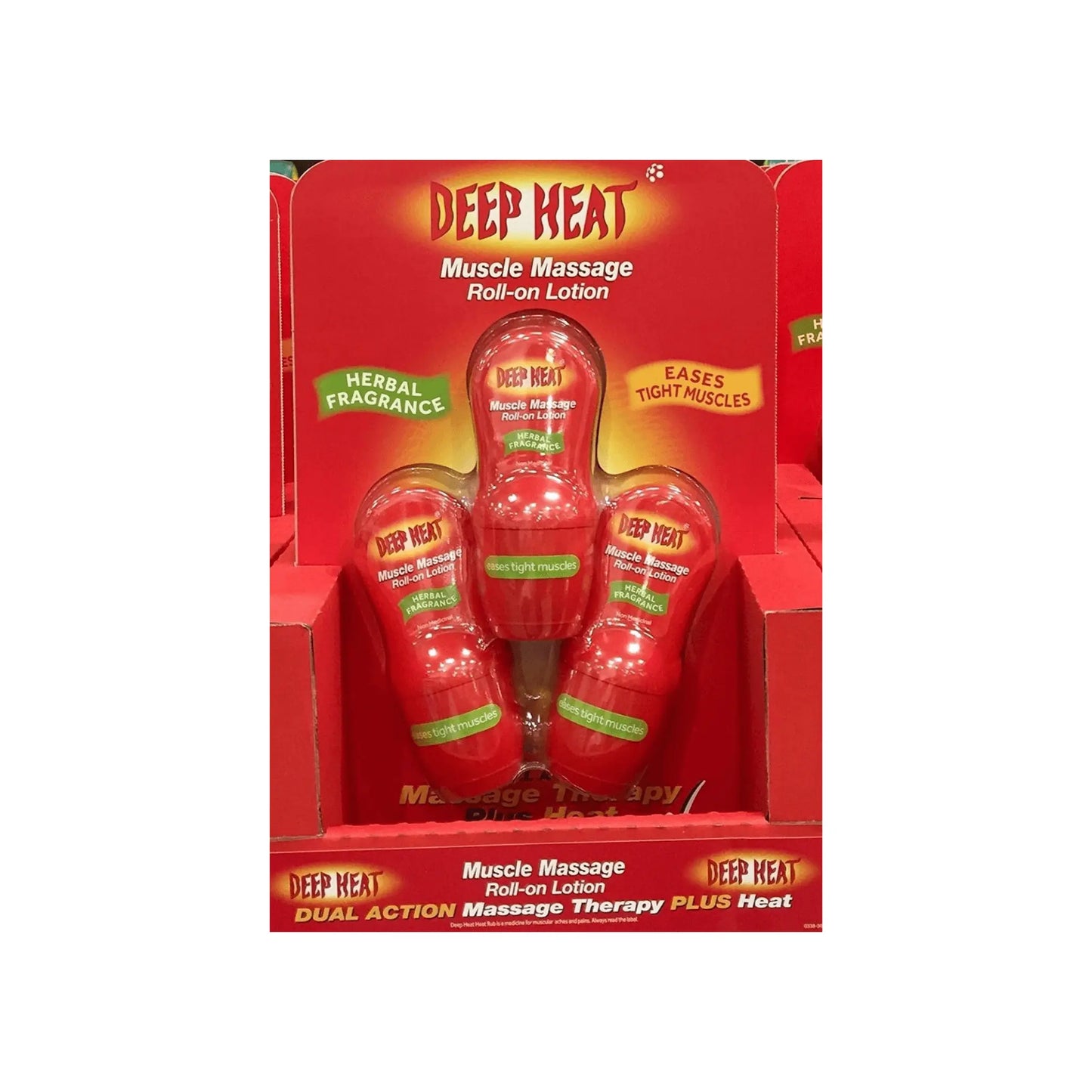 Deep Heat Muscle Massage Roll-on 50ml Lotion x 6 - Arc Health Nutrition UK Ltd