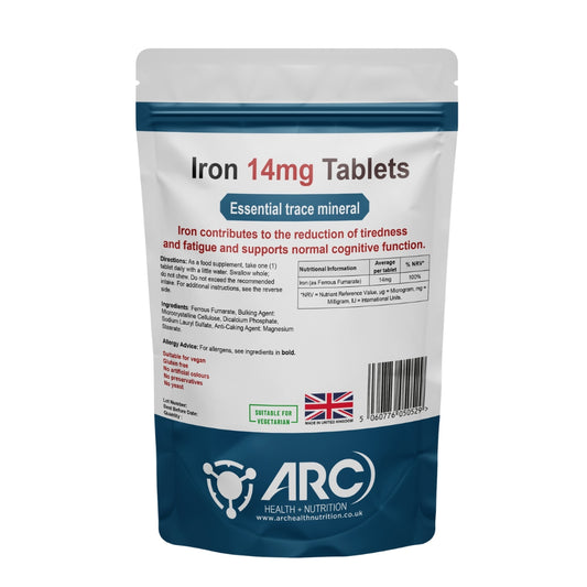 Iron 14mg Essential Trace Minerals