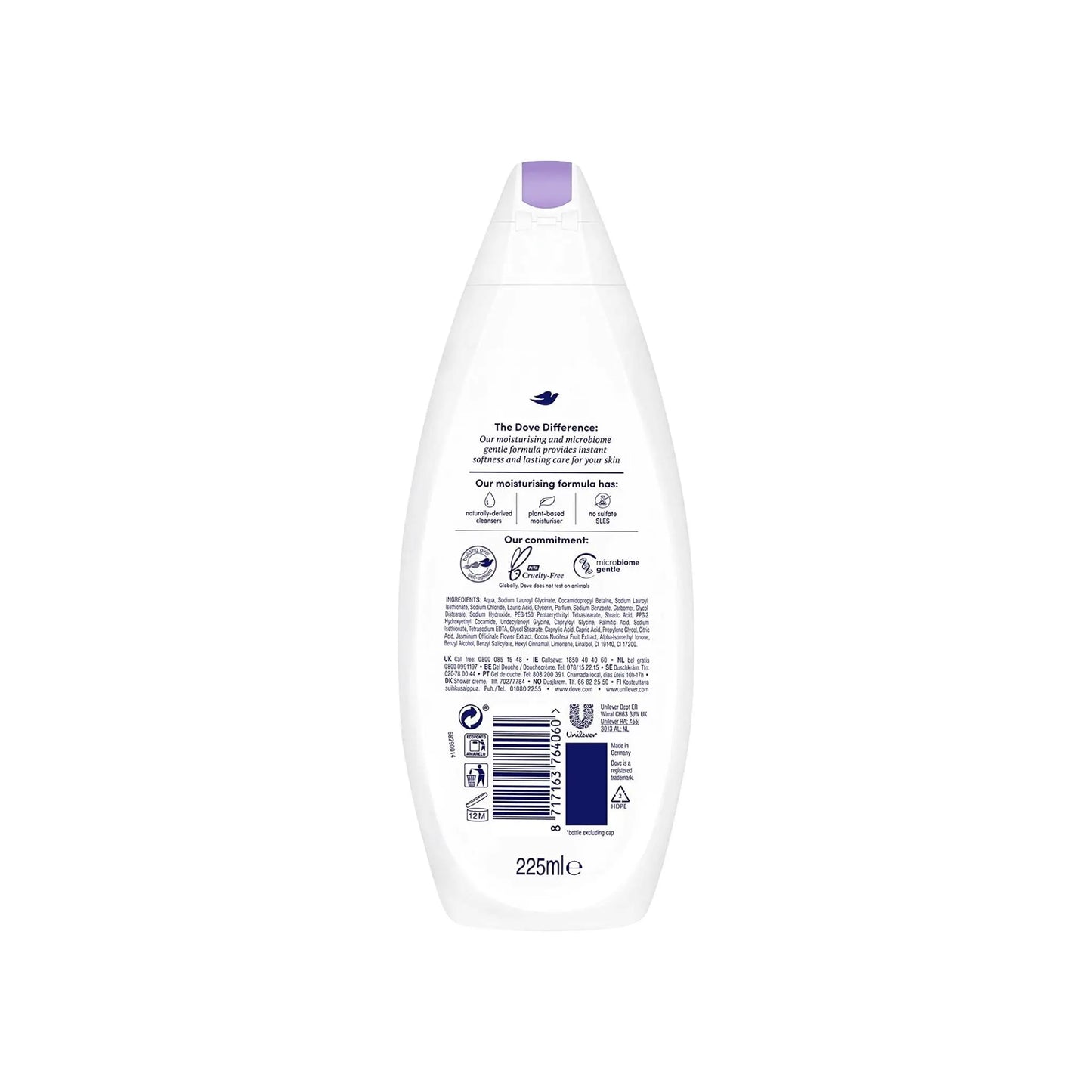 Dove Relaxing Body Wash 225ml