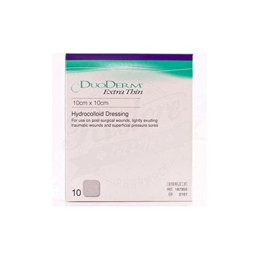 DuoDerm Extra Thin 10cm x 10cm 10 Dressing - Arc Health Nutrition