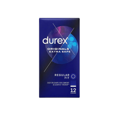 Durex Extra Safe Condoms Extra Lubricated Pack of 12