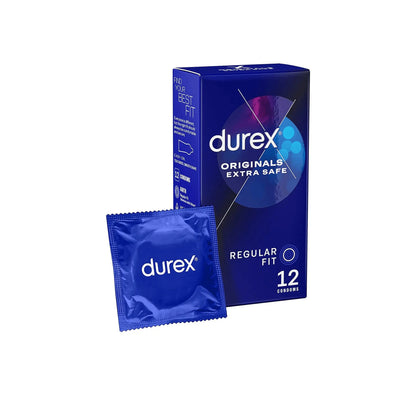 Durex Extra Safe Condoms Extra Lubricated Pack of 12