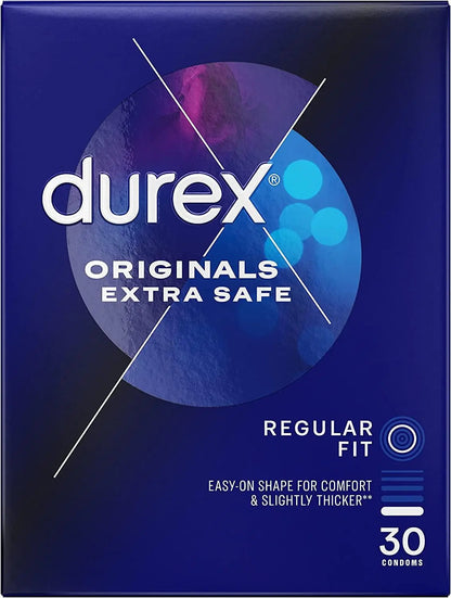 Durex Extra Safe Condoms Extra Lubricated Pack of 12