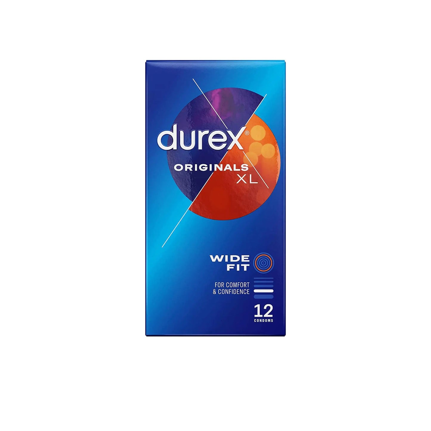 Durex Originals XL Comfort Wide Fit Condoms 12 Pack