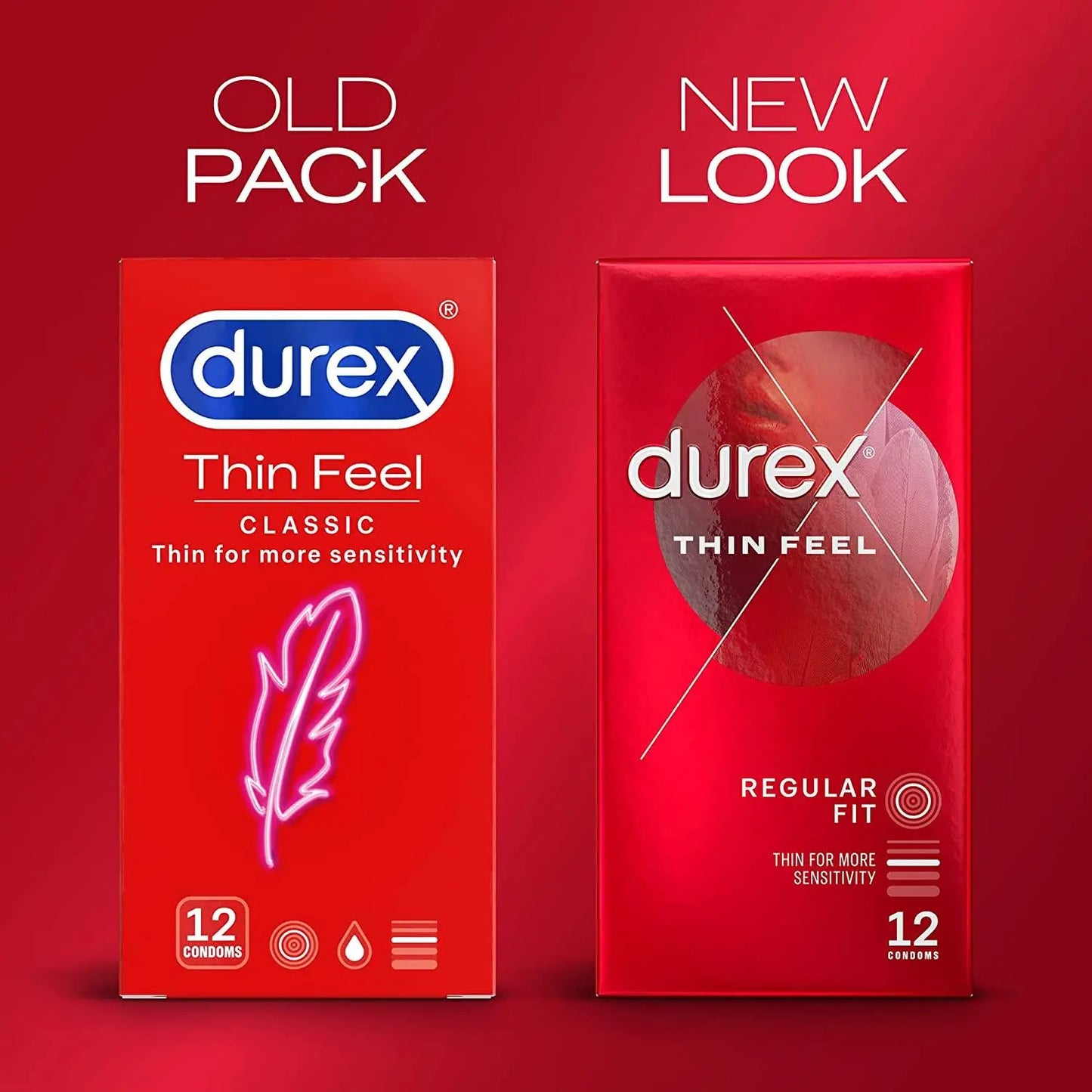 Durex Thin Feel Condoms 12s