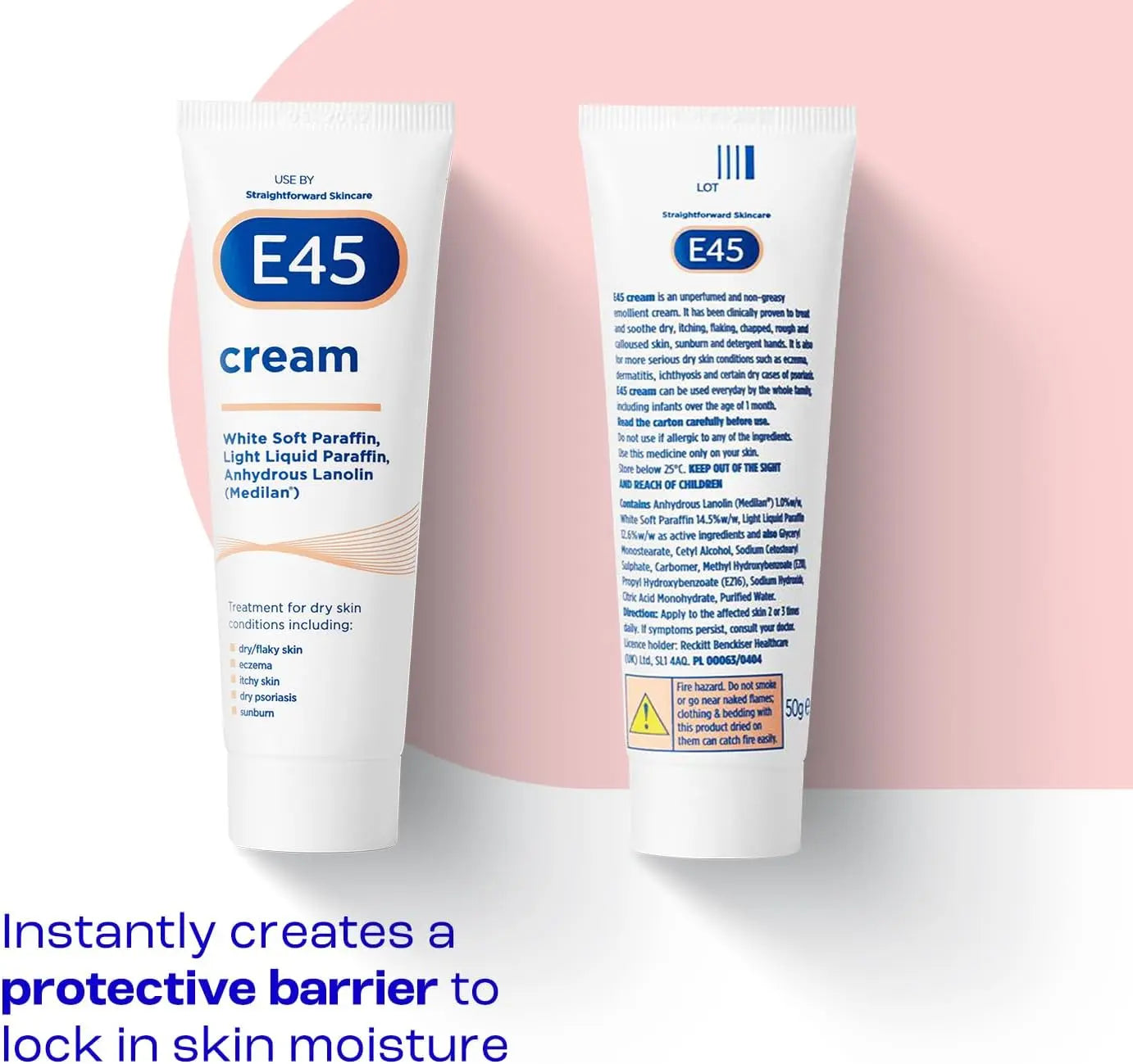 E45 Dermatological Cream -50gm E45