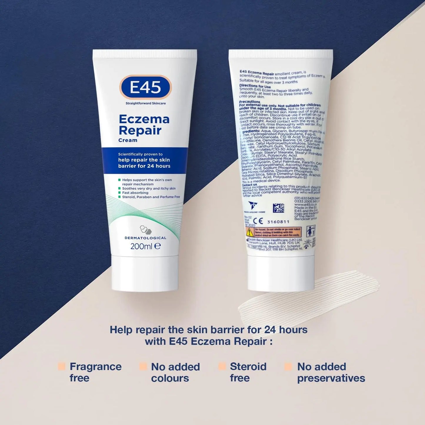 E45 Eczema Repair Cream - 200ml E45