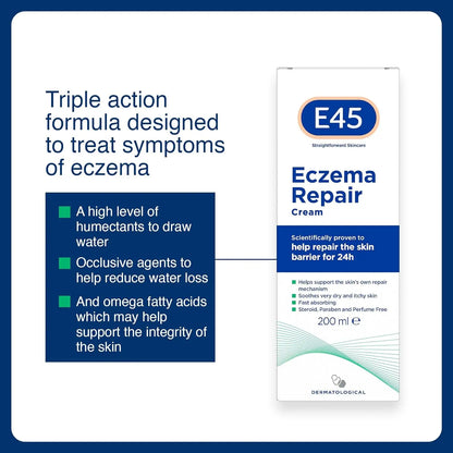 E45 Eczema Repair Cream - 200ml E45