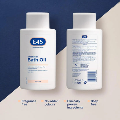 e45 bath oil