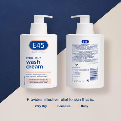 E45 Emollient Wash Cream E45