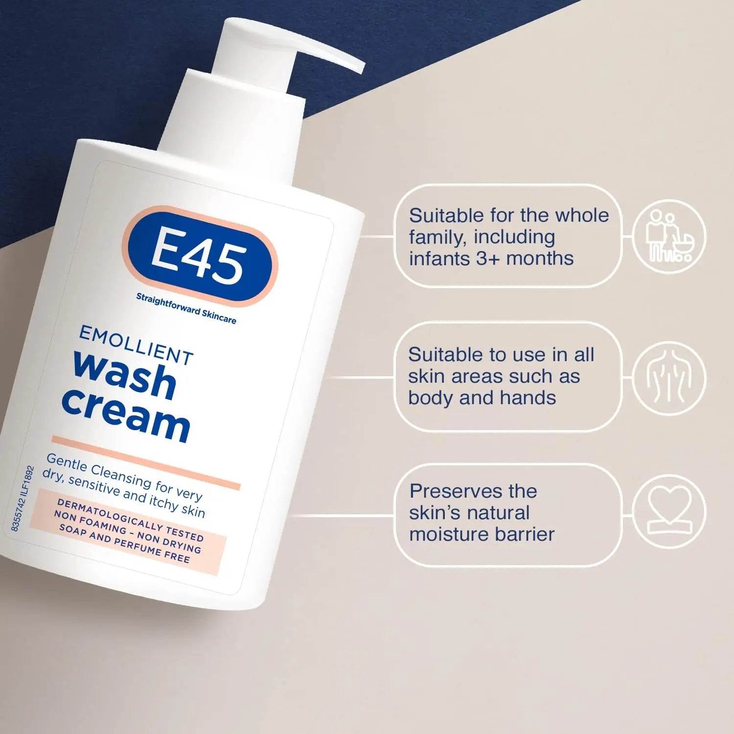 E45 Emollient Wash Cream 