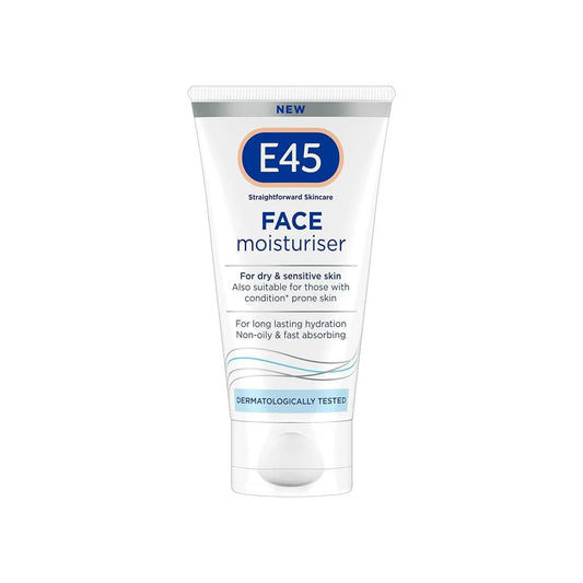 E45 Face Moisturiser Daily Use Cream - 50 ml E45