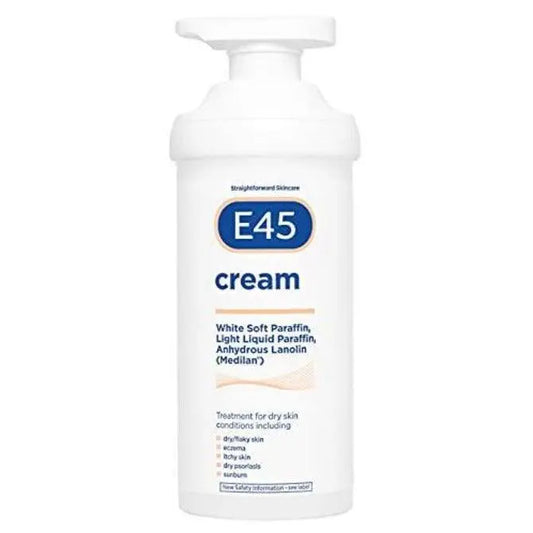 E45 Moisturising Cream for Dry Skin with Pump 500g