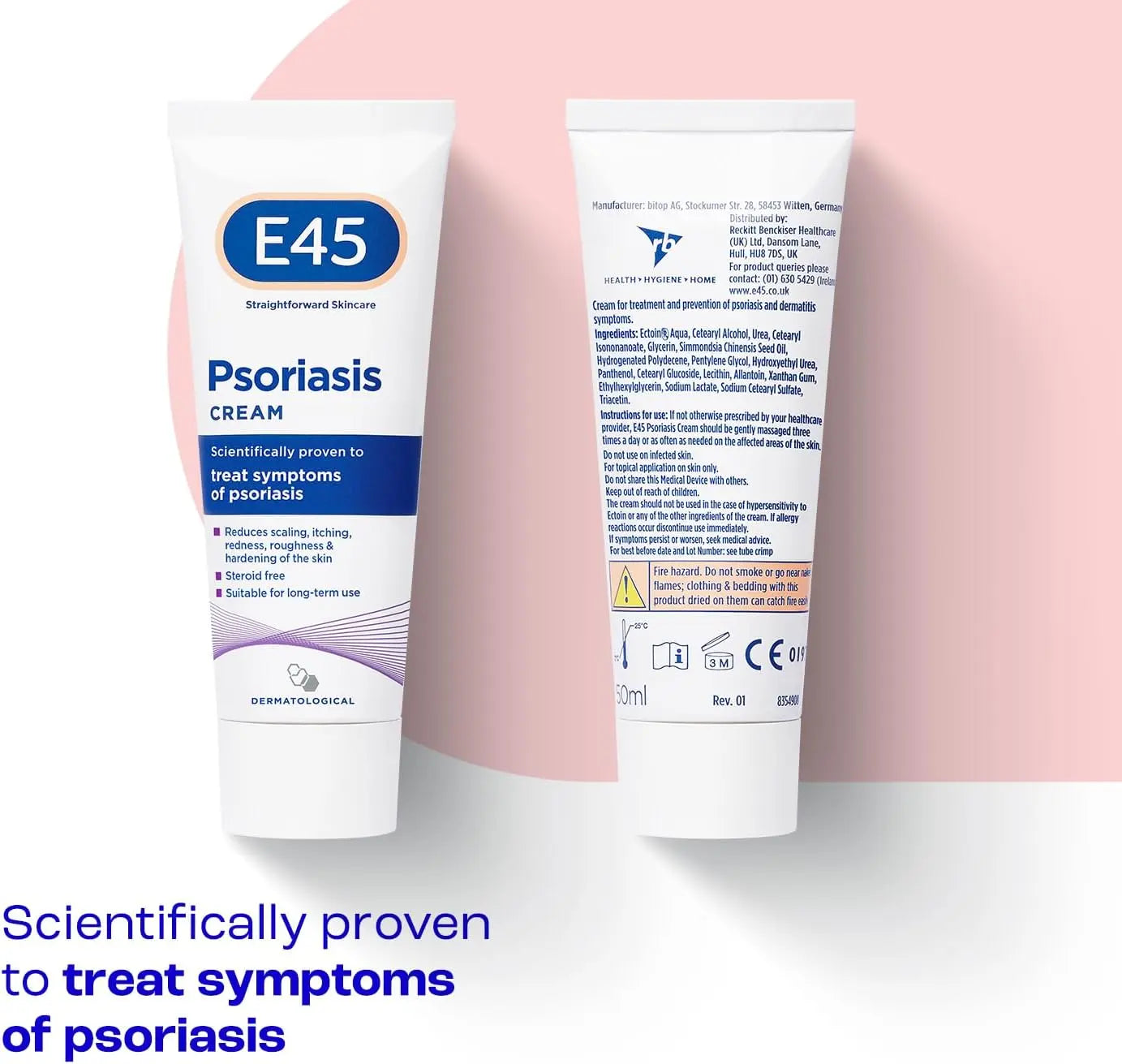 E45 Psoriasis 50ml Cream E45