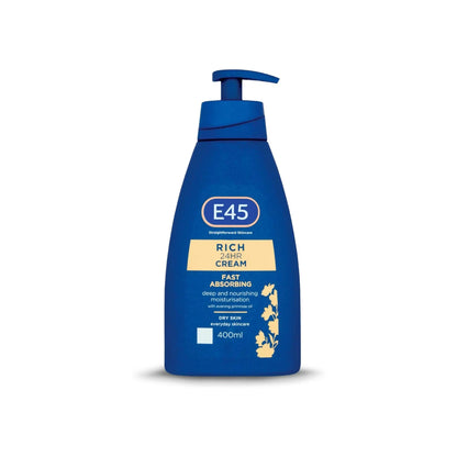 E45 Rich 24 Hour Fast Absorbing Cream - 400ml