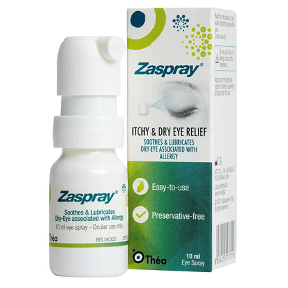 Zaspray Eye Spray P/F For Itchy Dry Red Eyes - 10ml Zaspray