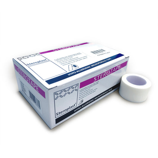 Sterotape Hypoallergenic Surgical Tape | 2.5cm Wide x 10m | Pack of 12