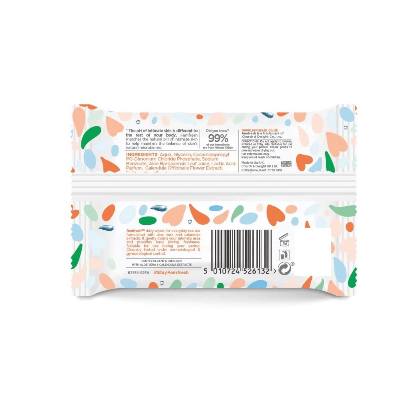 Femfresh Wipes 25 Pack