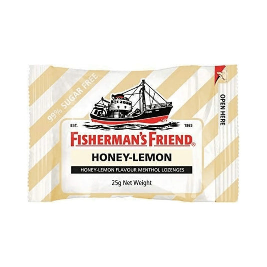 Fisherman's Friend Honey & Lemon Sugar Free 25g Lozenges x 8 - Arc Health Nutrition