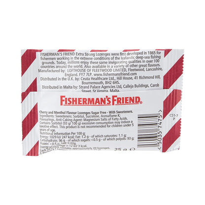 Fishermans Friend Cherry Sugar Free Lozenges 25G