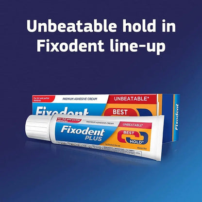 Fixodent Plus Dual Power Denture Adhesive 40g Cream