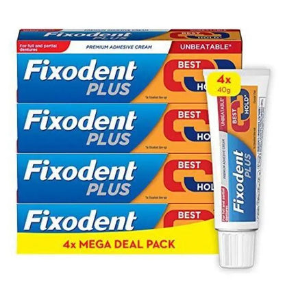 Fixodent Plus Dual Power Denture Adhesive 40g Cream