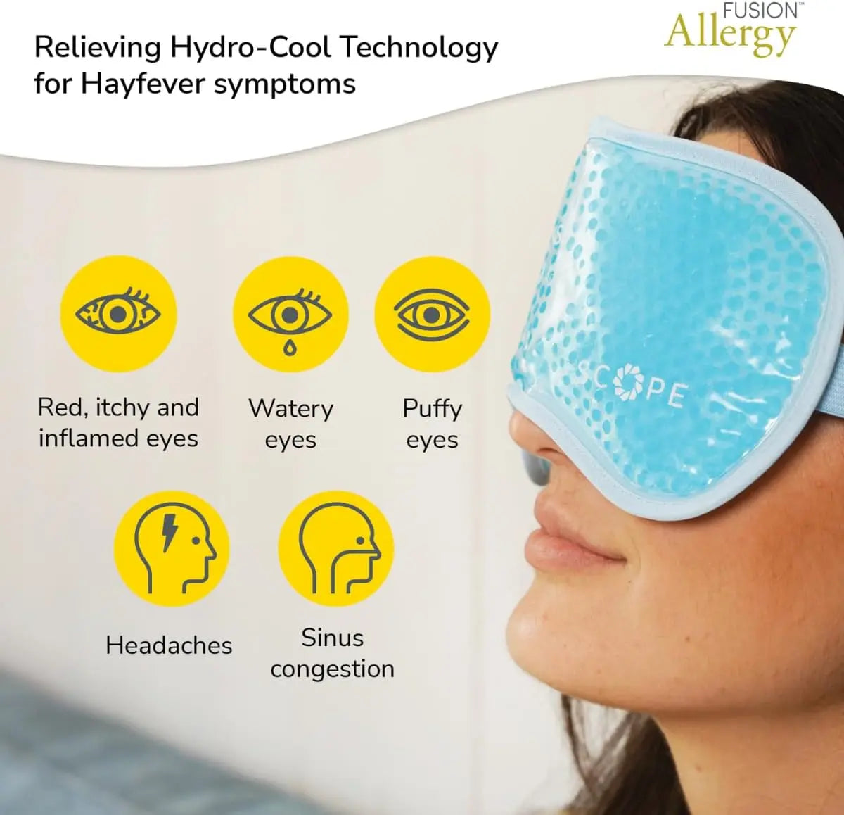 Fusion Allergy Cooling Eye Mask - 1 Fusion Allergy