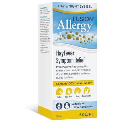 Fusion Allergy Day & Night Eye Gel -10ml Fusion Allergy