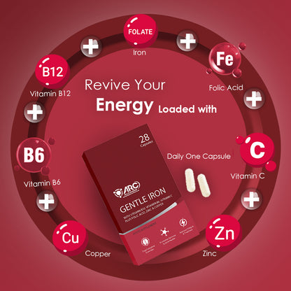 Gentle Iron Bisglycinate 28mg Supplement 60 Tablets