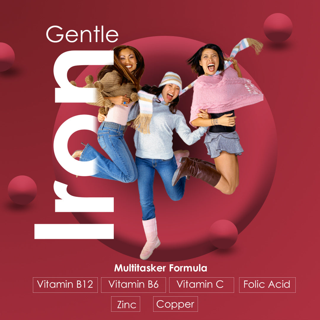 iron tablets hemoglobin strength supplement female vitamin b12 folic copper zinc