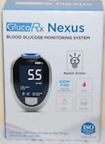 GLUCORX NEXUS TD 4277 BLOOD GLUCOSE MONITORING SYSTEM