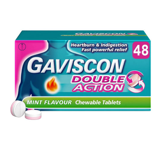 Gaviscon Double Action Tablets Mint Pack of 48