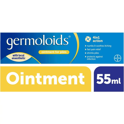 Germoloids Triple Action Haemorrhoids & Piles Ointment 55g