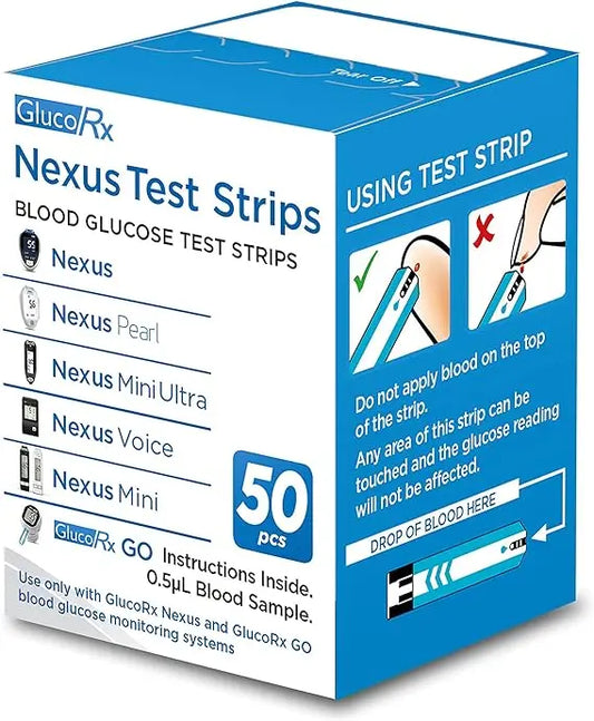 GlucoRx Nexus Test Strips