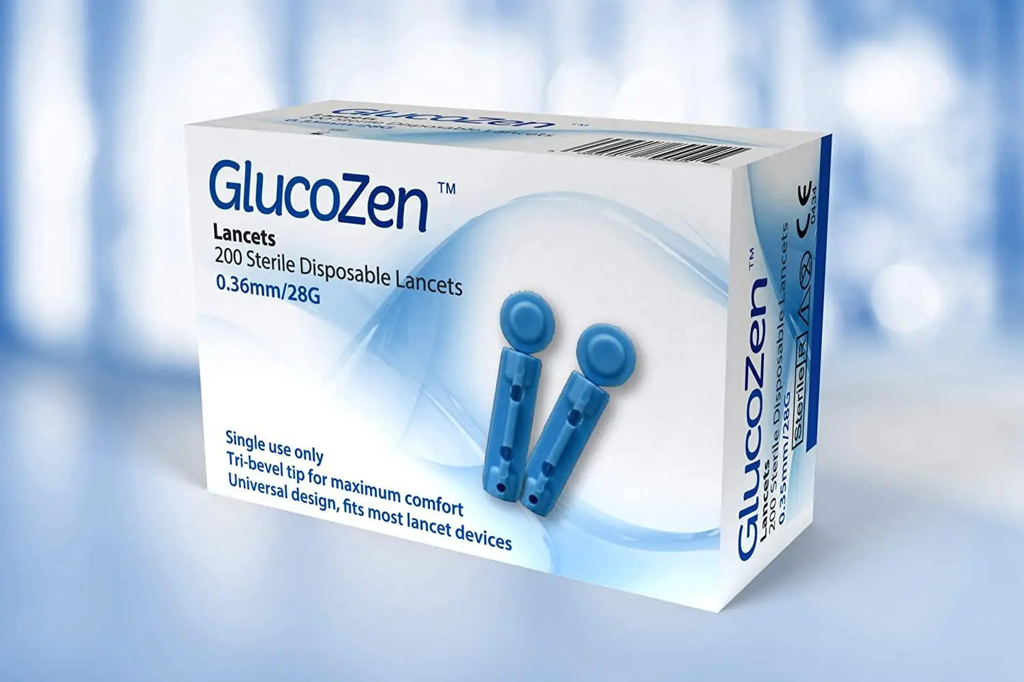 GlucoRx Sterile Lancets (30g), 200 Pack - Arc Health Nutrition UK Ltd