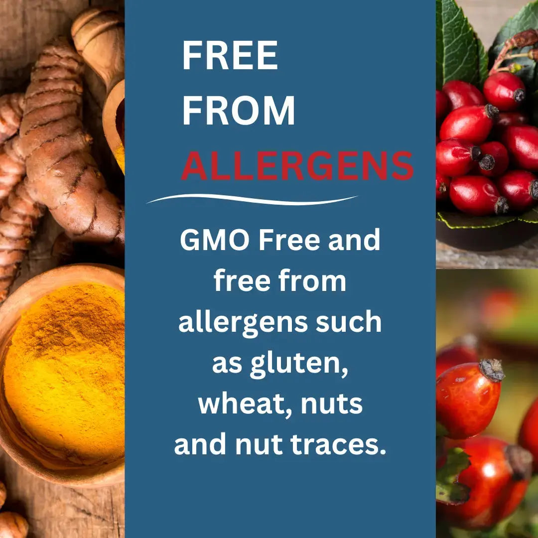 Glucosamine & Chondroitin Premium Complex - 120 High-Strength Capsules with Vitamin C, Turmeric, Ginger, and Rosehip - Made in The UK, for Maintenance of Immune System â€“ Arc Health Nutrition ARC Health Nutrition