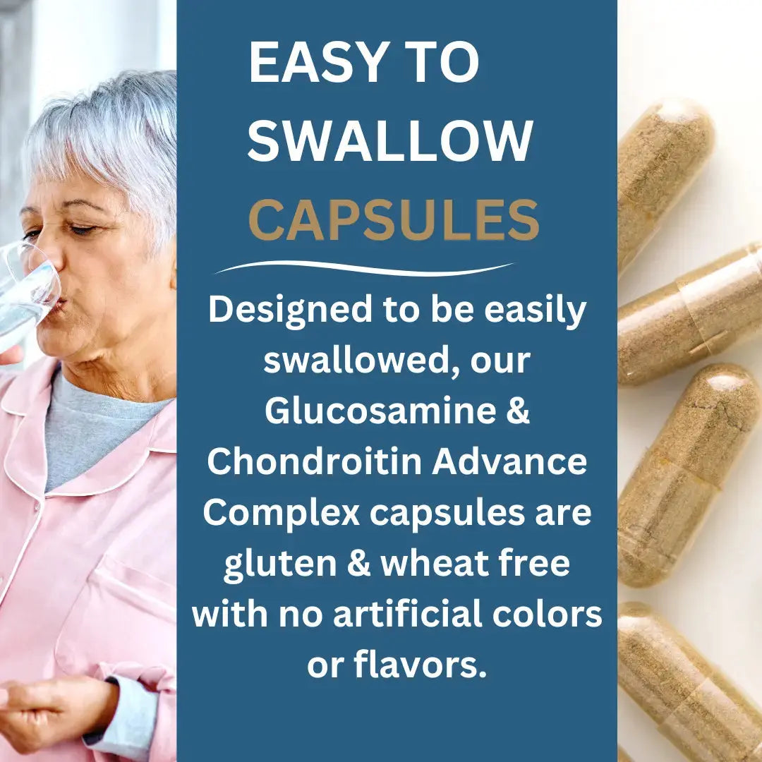Glucosamine & Chondroitin Premium Complex - 120 High-Strength Capsules with Vitamin C, Turmeric, Ginger, and Rosehip - Made in The UK, for Maintenance of Immune System â€“ Arc Health Nutrition ARC Health Nutrition