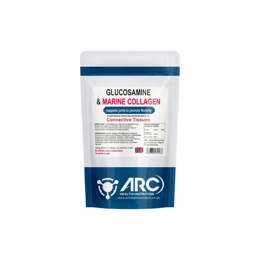Arc Nutrition Glucosamine 2KCL 500mg and Marine Collagen 400mg tablets 