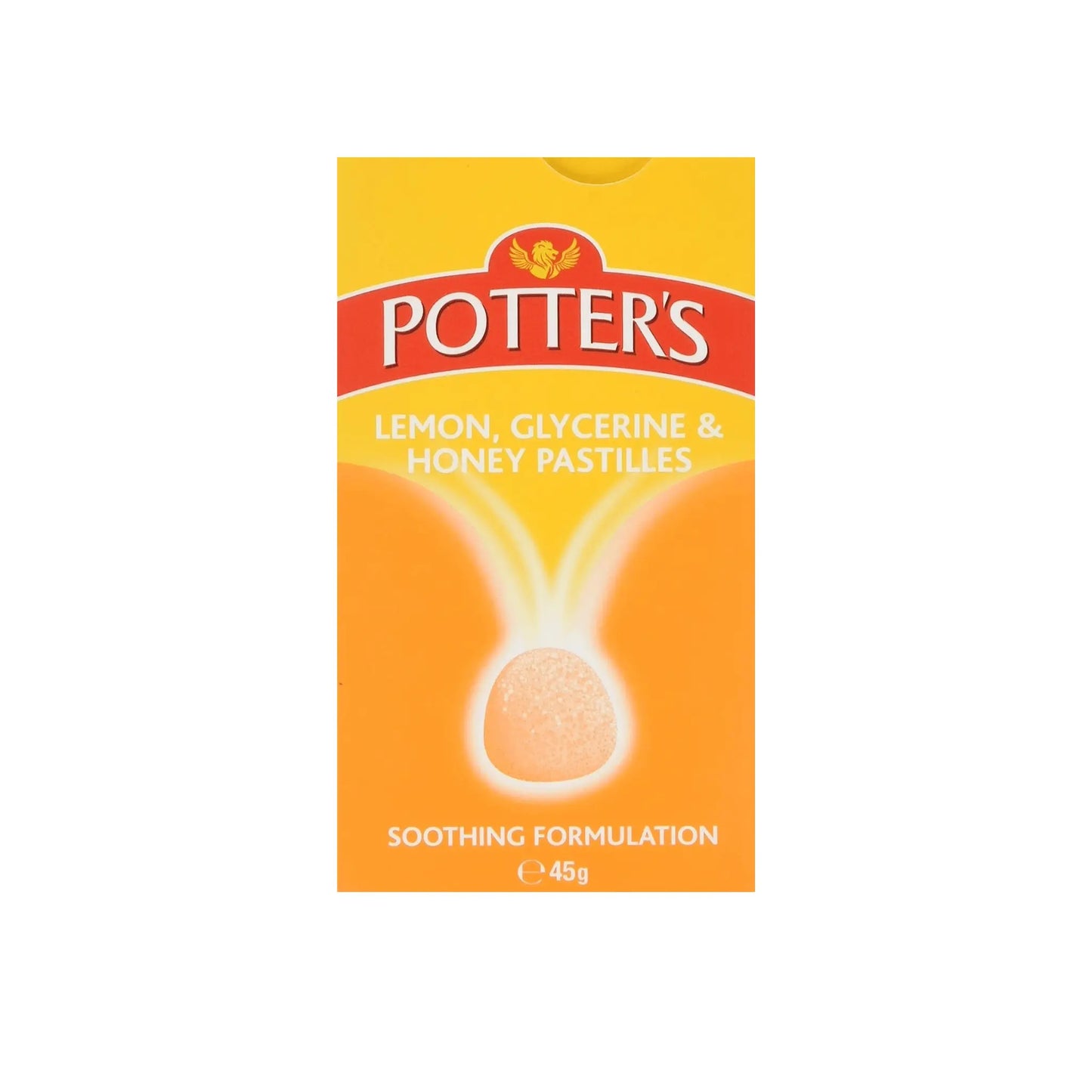 Potter's Lemon/Glycerine and Honey Pastilles 45g