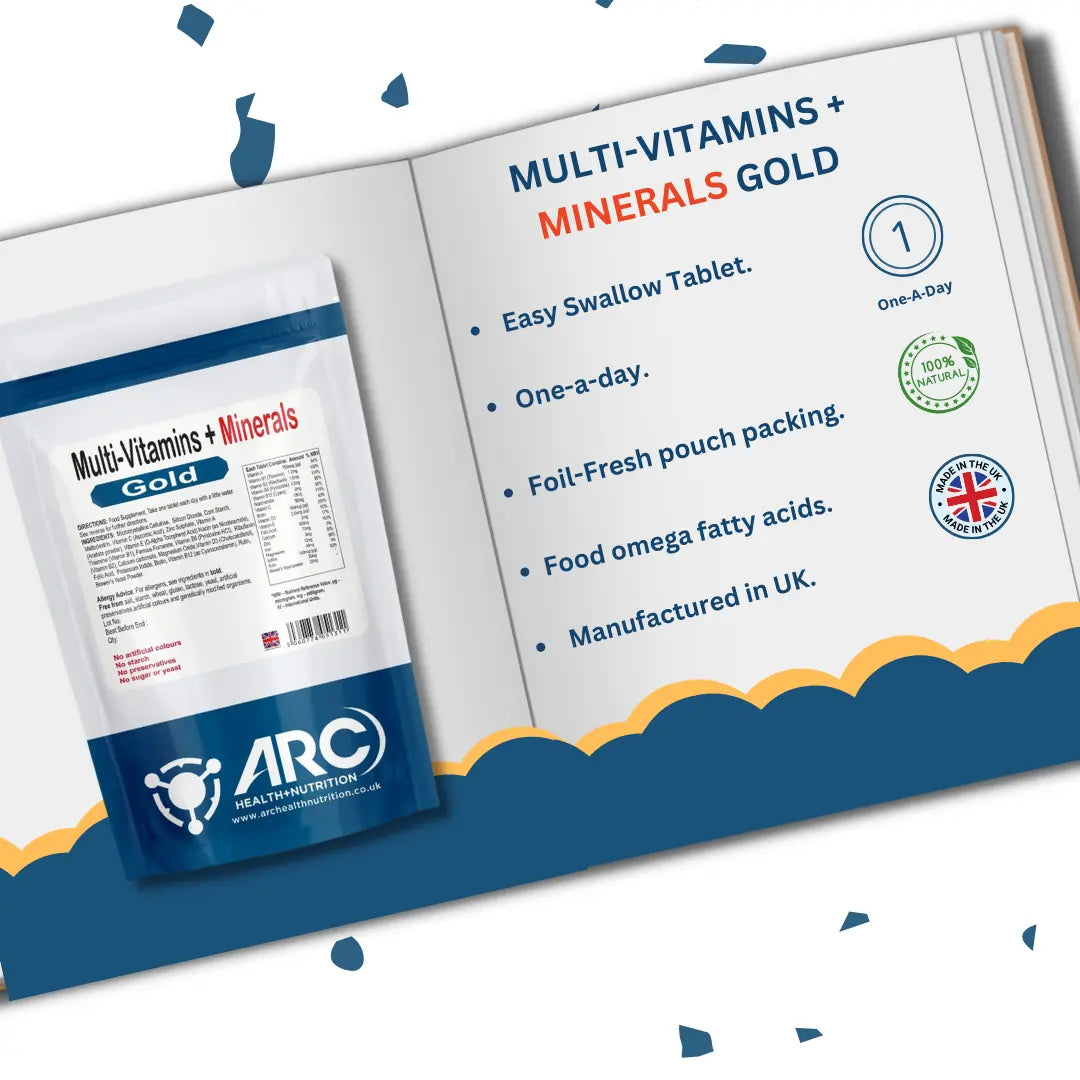 Gold Standard Multivitamins and Minerals Tablets for Complete Health - Arc Health Nutrition