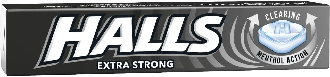 Halls Extra Strong Menthol Action(Pack of 20 Lozenges) Halls