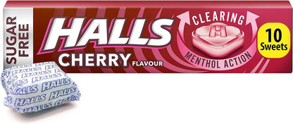 Halls Soothers Cherry Flavour Pack of 10 Halls