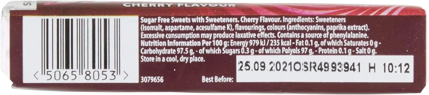 Halls Soothers Cherry Flavour Pack of 10 Halls