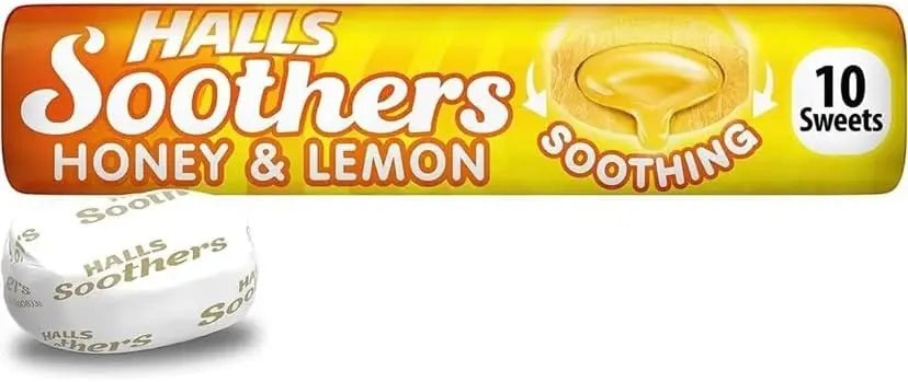 Halls Soothers Honey & Lemon - Pack of 20 Halls