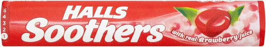 Halls Soothers Strawberry Flavour - Pack of 20 Halls