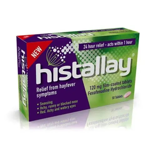 Histallay 120 mg Film-Coated Tablets - 10 Tablets Histallay