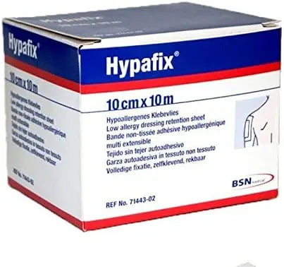 Hypafix Surgical Fabric 10cm x 10m Dressing Tape x 2 Hypafix