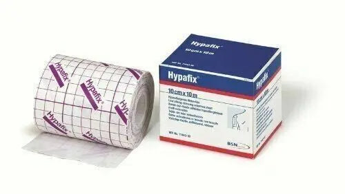 Hypafix Surgical Fabric 10cm x 10m Dressing Tape x 2 Hypafix