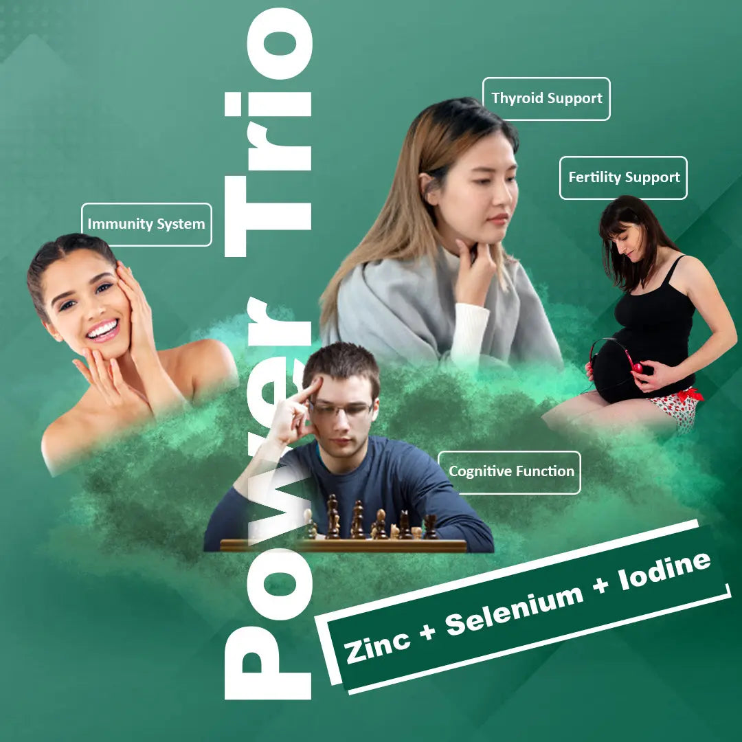 thyroid tablets supplements iodine selenium zinc