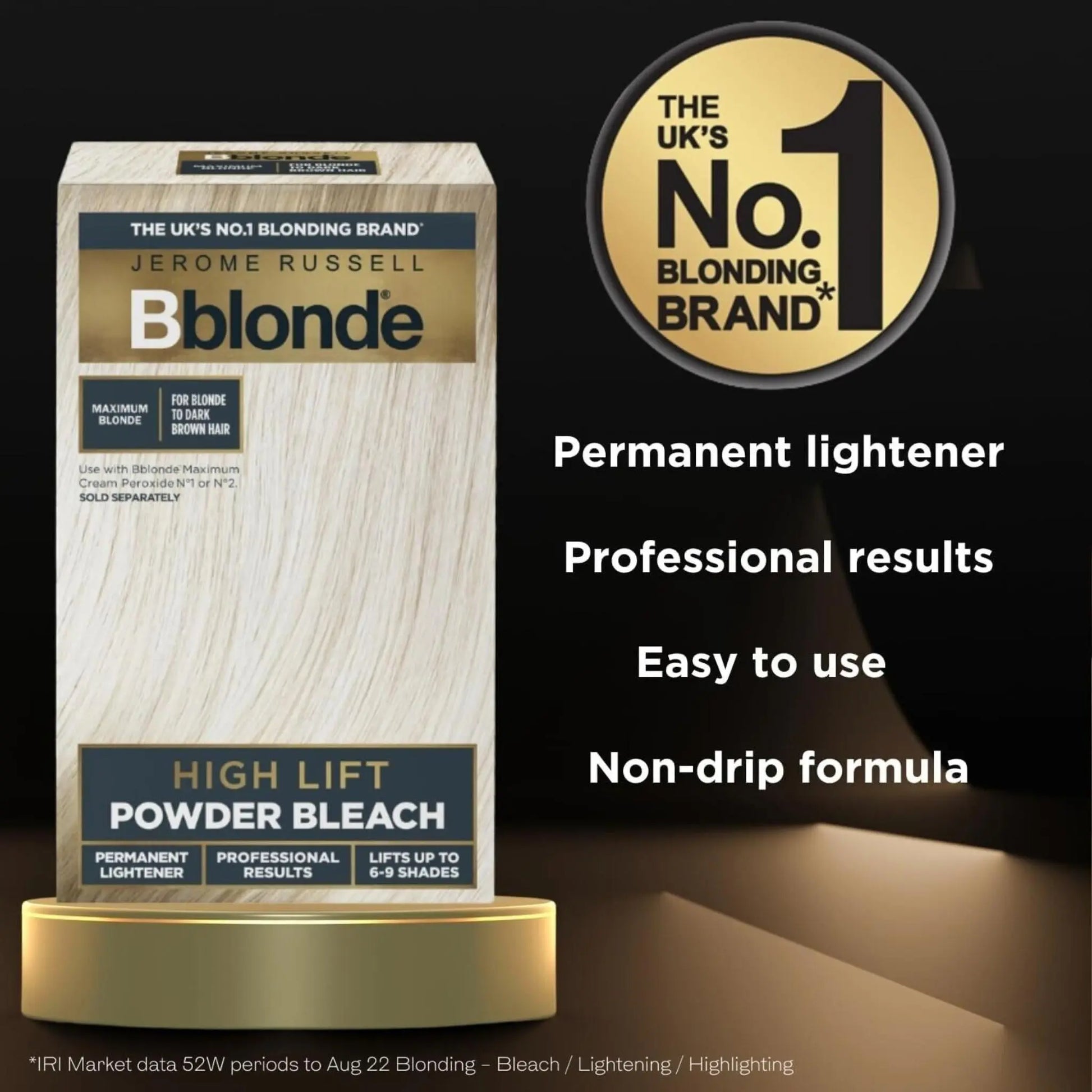 Jerome Russell Bblonde High Lift Bleach Powder -Hair Dye Lifts 6-9 Shades(4x25g) Jerome Russell Bblonde